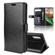 R64 Texture Single Fold Horizontal Flip Leather Case for Galaxy Note 10, with Holder & Card Slots & Wallet(black)