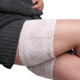 Fashion Ladies Small Lace Silicone Non-slip Leg Shaper Bands Elastic Thigh Socks Cover, Size: 36-45cm(White)
