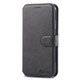 For iPhone XR AZNS Calf Texture Magnetic Horizontal Flip PU Leather Case with Holder & Card Slots & Photo Frame(Black)