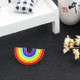 2 PCS Colorful Enamel Pin Brooches For Women Cartoon Creative Mini Rainbow Metal Brooch Pins Denim Hat Badge Collar Jewelry(Big Rainbow)