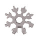 18-in-1 Multi-tool Portable Outdoor Octagonal Snowflake EDC Tool Wrench Mini Screwdriver(White)