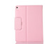 IP09 Bluetooth 3.0 Litchi Texture ABS Detachable Bluetooth Keyboard Leather Case for iPad Air / Pro 10.5 inch (2019), with Holder (Pink)