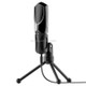 Yanmai Q3 USB 2.0 Game Studio Condenser Sound Recording Microphone with Holder, Compatible with PC and Mac for  Live Broadcast Show, KTV, etc.(Black)