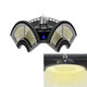 60W 3000K Warm White Light Waterproof Deformable Folding Garage Light LED UFO Mining Lamp, Light Perception Version