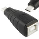 Micro USB Male to USB BF Adapter(Black)