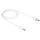 HAWEEL 1m USB-C / Type-C to USB 2.0 Data & Charging Cable, for Galaxy S8 & S8 + / LG G6 / Huawei P10 & P10 Plus / Oneplus 5 and other Smartphones (White)