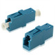LC-LC Single-Mode Simplex Fiber Flange / Connector / Adapter / Lotus Root Device(Blue)
