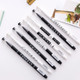 20 PCS Creative with Text 0.5mm Black Signing Pen Neutral Pen, Random Style Delivery