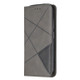 Rhombus Texture Horizontal Flip Magnetic Leather Case with Holder & Card Slots & Wallet For Nokia 2.2(Grey)