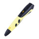 Gen 6th ABS / PLA Filament Kids DIY Drawing 3D Printing Pen with LCD Display(Yellow+Black)