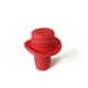 2 PCS Silica Gel Top Hat Fresh Wine Corks Cruet Red Wine Stopper(Red Wine)