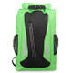 Outdoor Waterproof Dry Dual Shoulder Strap Bag Dry Sack PVC Barrel Bag, Capacity: 25L (Green)