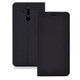 Ultra-thin Pressed Magnetic TPU+PU Leathe Case for Huawei Mate 20 Lite, with Card Slot & Holder (Black)