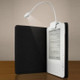 0.5W Portable Flexible Mini Clip Reading Lamp(Black)