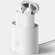 Bluetooth Earphone Charging Bracket Retro Silicone Charging Bracket Multi-function Charging Bracket for Airpods (White)