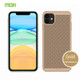 For iPhone 11 MOFI Breathable PC Ultra-thin All-inclusive Protective Case(Gold)