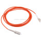 LC-SC Single-Core Multi Mode Fiber Optic Jumper, Length: 3m