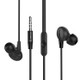 ORICO SOUNDPLUS-RP1 1.2m In-Ear Music Headphones with Mic, For iPhone, Galaxy, Huawei, Xiaomi, LG, HTC and Other Smart Phones (Black)