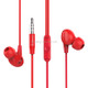 ORICO SOUNDPLUS-RP1 1.2m In-Ear Music Headphones with Mic, For iPhone, Galaxy, Huawei, Xiaomi, LG, HTC and Other Smart Phones (Red)