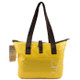 Outdoor Wear-resistant Waterproof Shoulder Bag Dry and Wet Separation Swimming Bag (Yellow)