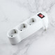 3 in 1 Extension Socket Wireless Power Converter, EU Plug