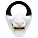 WosporT Halloween Dancing Party Grimace Half Face Mask(White)