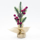 2 PCS Creative Christmas Pine Needles Cutting Table Decoration(Upper Pine Cone )