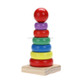 Colorful Small Rainbow Tower Column Early Education Intellectual Wood Toys