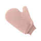 Solid Color Double-sided Soft Skin Non-slip Gloves Bath Brush(Pink)