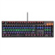 M-8 USB Wired Colorful Backlit Gaming Mechanical Keyboard, Cable Length: 1.47m(Black)