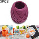 3 PCS 20M Paper Rope Raffia Ribbon Natural Lace Rope Gift Box Wrapping DIY Decoration(Rose Red)