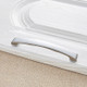 3 PCS 4076_128 Bright Chrome Zinc Alloy Polished Bathroom Cabinet Handle