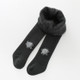 Baby Children Socks Brushed Soft Thick Fur Ball Bow Pantyhose, Size:S(Dark Grey)