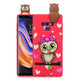 For Galaxy Note 9 Shockproof Cartoon TPU Protective Case(Red Owl)