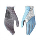 PGM One Pair Golf Non-Slip PU Leather Gloves for Women (Color:Blue Size:17)