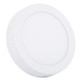 12W 17cm Round Panel Light Lamp with LED Driver, 60 LED SMD 2835, Luminous Flux: 860LM, AC 85-265V, Surface Mounted