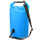 Outdoor Waterproof Single Shoulder Bag Dry Sack PVC Barrel Bag, Capacity: 3L (Sky Blue)