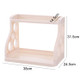 Household Multi-function Plastic Double-layer Floor Knife Holder Seasoning Bottle Storage Rack Item Management Rack(Apricot)