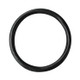 5 PCS Four Seasons Car Truck Black Rubber Ring Inside Steering Wheel Cover, Adaptation Steering Wheel Diameter: 42cm