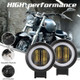 3 inch 13W 1000LM 6000K DC 10-80V IP68 Motorcycles Round Shape LED Spotlight Angel Eye Work Lights