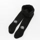 Baby Children Socks Brushed Soft Thick Fur Ball Bow Pantyhose, Size:XL(Black)