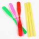 100 PCS Plastic Bamboo Pole Children Outdoor Recreation Toys, Random Color Delivery