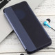 For Huawei Mate 30 Intelligent PU Horizontal Flip Protective Case with Smart View Window & Sleep Wake-up Function(Dark Blue)