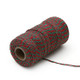 Two-color Cotton Thread Handmade DIY Drawstring Gift Box Packing Rope 2mm Thick (100m / Roll)(23)