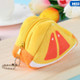 Cute Fruit Wallet Gift Plush Coin Purse Female Bag(orange)