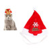 Pet Headwear Christmas Headband Hood Hat Small and Medium Cat Dog Cap(Red Christmas Tree)