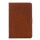 For Galaxy Tab A 10.1 (2016) / P580 Simple Style Horizontal Flip Leather Case with Holder & Card Slots & Wallet (Brown)