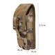 2 PCS Multifunctional Molle System Waist Bag Outdoor Running Pockets for Mobile Phone under 5.5 inch(CP)