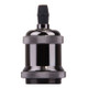 E27 Retro Vintage Screw Bulb Base Lamp Bulb Holder, Not Included Light Bulb, AC 85-265V(Black)