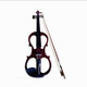 YS030 4 / 4 Wooden Manual Electronic Violin for Beginners, with Bag(Wine Red)